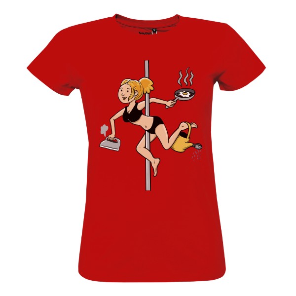 Tričko s potiskem Pole-dance mum