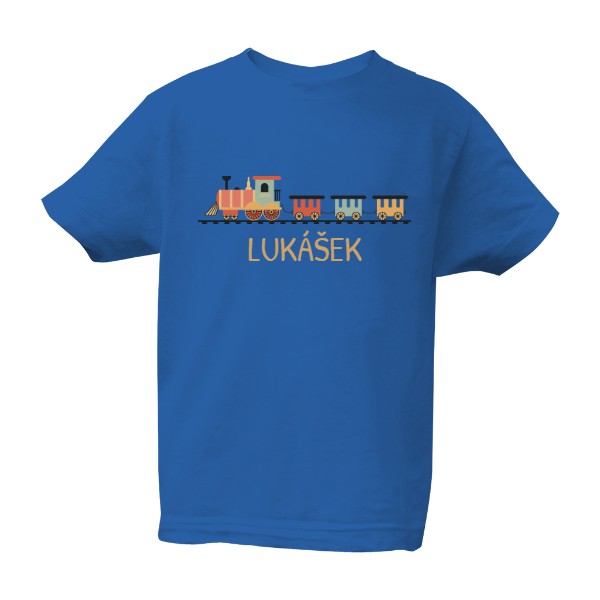 Tričko s potiskem Vláček